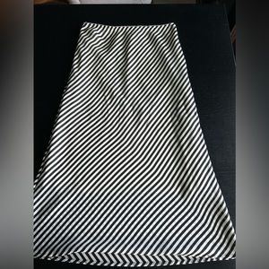 Vintage Forever21 Striped Midi Skirt
